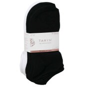 Wholesale - 10pk LADIES BLK/WHT LOW CUT SOCKS SIZE 4-10 TARYN ROSE C/P 48, UPC: 662239092470